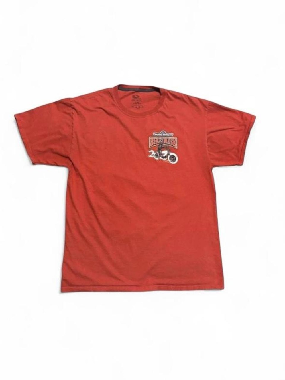 Daytona Beach Bike Week 79th Anniversary Graphic Tee Red Large